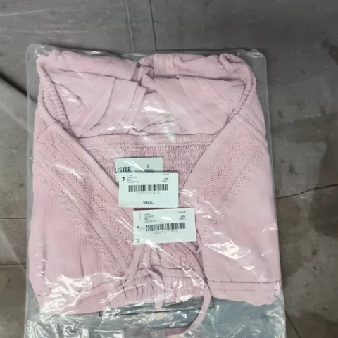 HOLLISTER BOHEMIAN-STYLE PINK BABYDOLL TOP SIZE SMALL