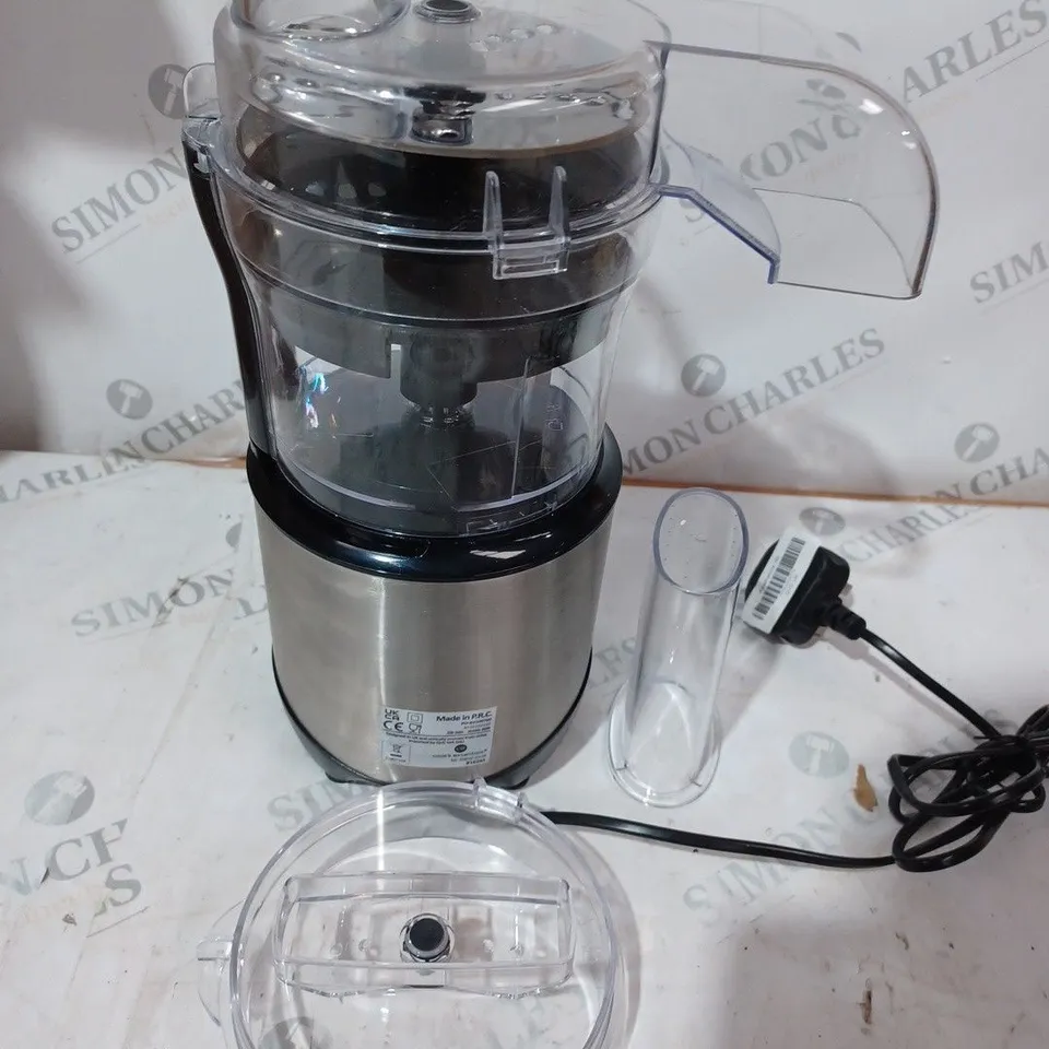 COOK'S ESSENTIALS 400ML COMPACT DOUBLE BLADE FOOD PROCESSOR