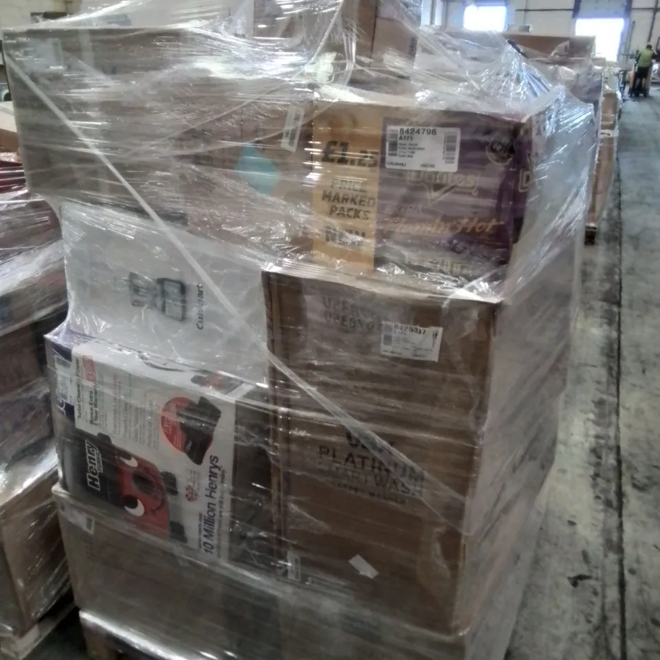 PALLET OF APPROXIMATELY 33 UNPROCESSED RAW RETURN HOUSEHOLD AND ELECTRICAL GOODS TO INCLUDE;