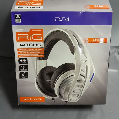 BOXED PLANTRONICS RIG 400HS HEADPHONES FOR PS4