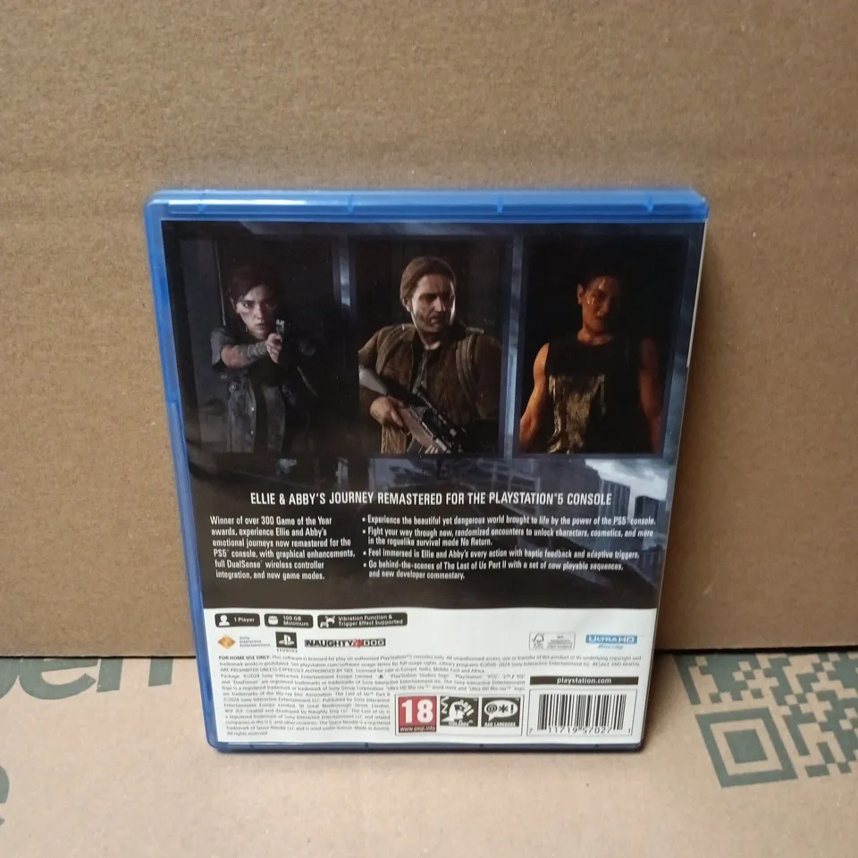 THE LAST OF US PART II REMASTERED (PS5)