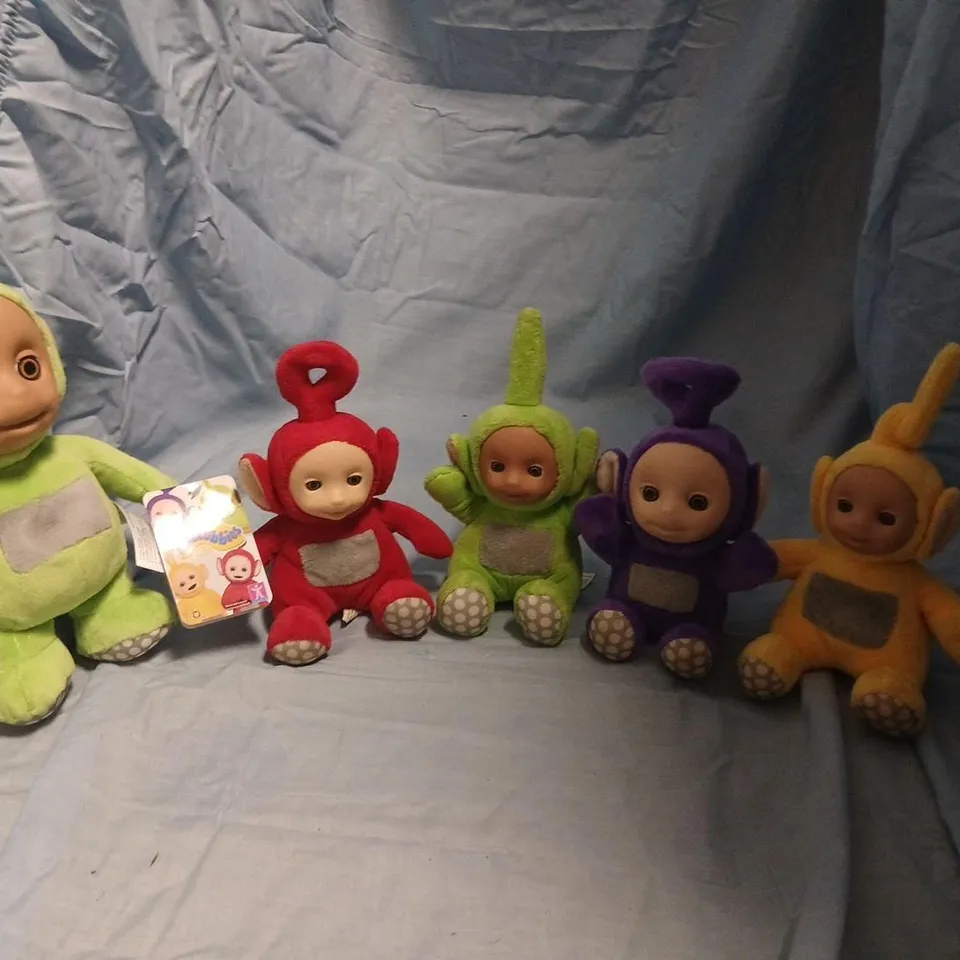 TELETUBBIES PLUSH TOYS SET OF 5 – SOFT TOYS (ASSORTED COLOURS)