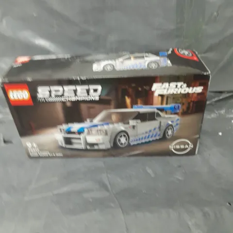 BOXED LEGO SPEED CHAMPION FAST AND FURIOUS - 2 FAST 2 FURIOUS NISSAN SKYLINE GT-R - 76917