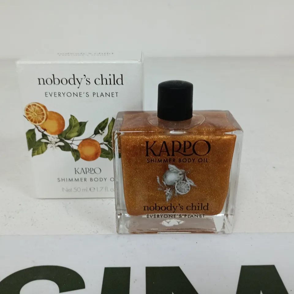 NOBODY'S CHILD SHIMMER BODY OIL – 50ML