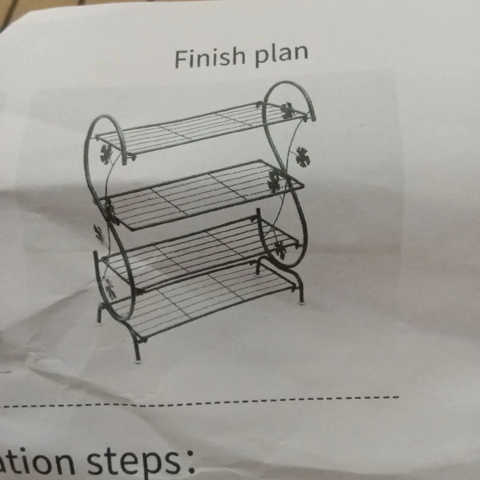 BOXED 16 PAIR SHOE RACK (1 BOX)