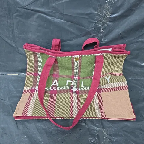 RADLEY TARTAN DESIGN BEACH BAG 