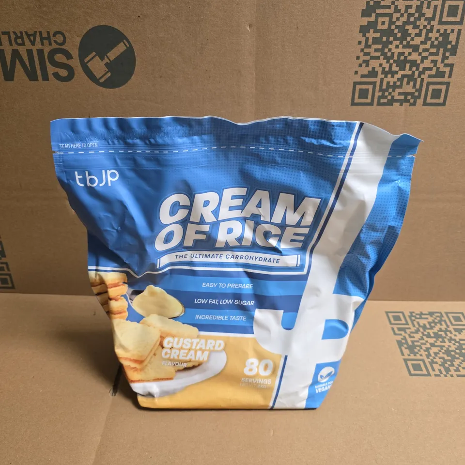 TBJP CREAM OF RICE CUSTARD AND CREAM FLAVOUR (80 SERVINGS)