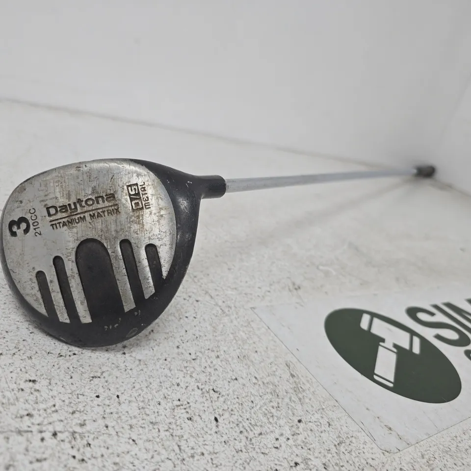 DAYTONA TITANIUM MATRIX 3-WOOD GOLF CLUB (210CC) WITH SHAFT