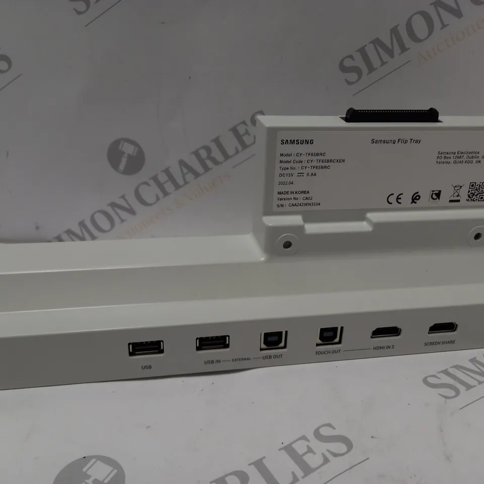 SAMSUNG FLIP TRAY (CY-TF65BRC)