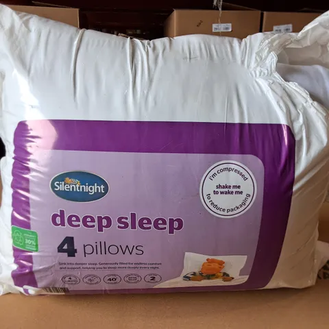 SILENTNIGHT DEEP SLEEP 4-PILLOW PACK