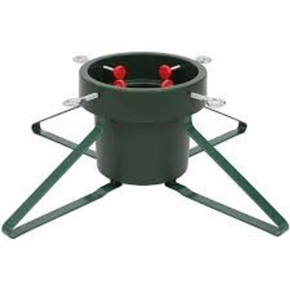 BOXED NEO GREEN CHRISTMAS TREE STAND