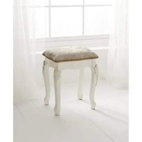 BOXED HOMESDIRECT365 ANTIQUE FRENCH STYLE STOOL