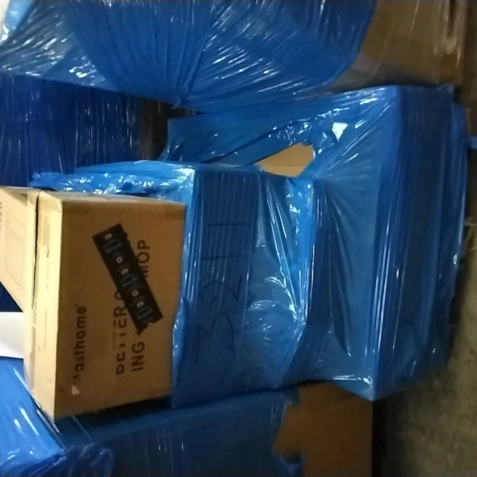 PALLET OF ASSORTED ITEMS INCLUDING MASTHOME BETTER CLEANING + SPIN MOP, AIR COOLER, TEAMSAN KIDS GISELE VANITY SET, RIDGE SCOOTER