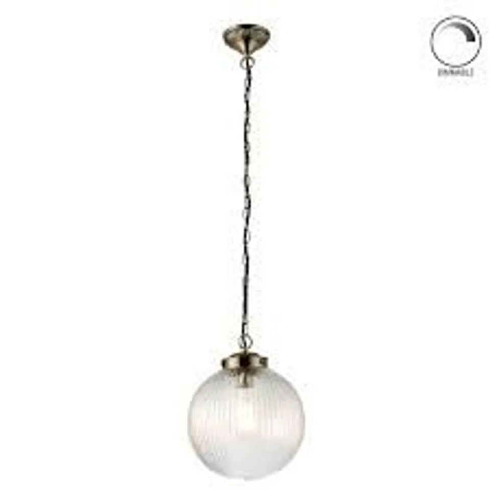 BOXED BATESON 1-LIGHT GLOBE PENDANT (1 BOX)