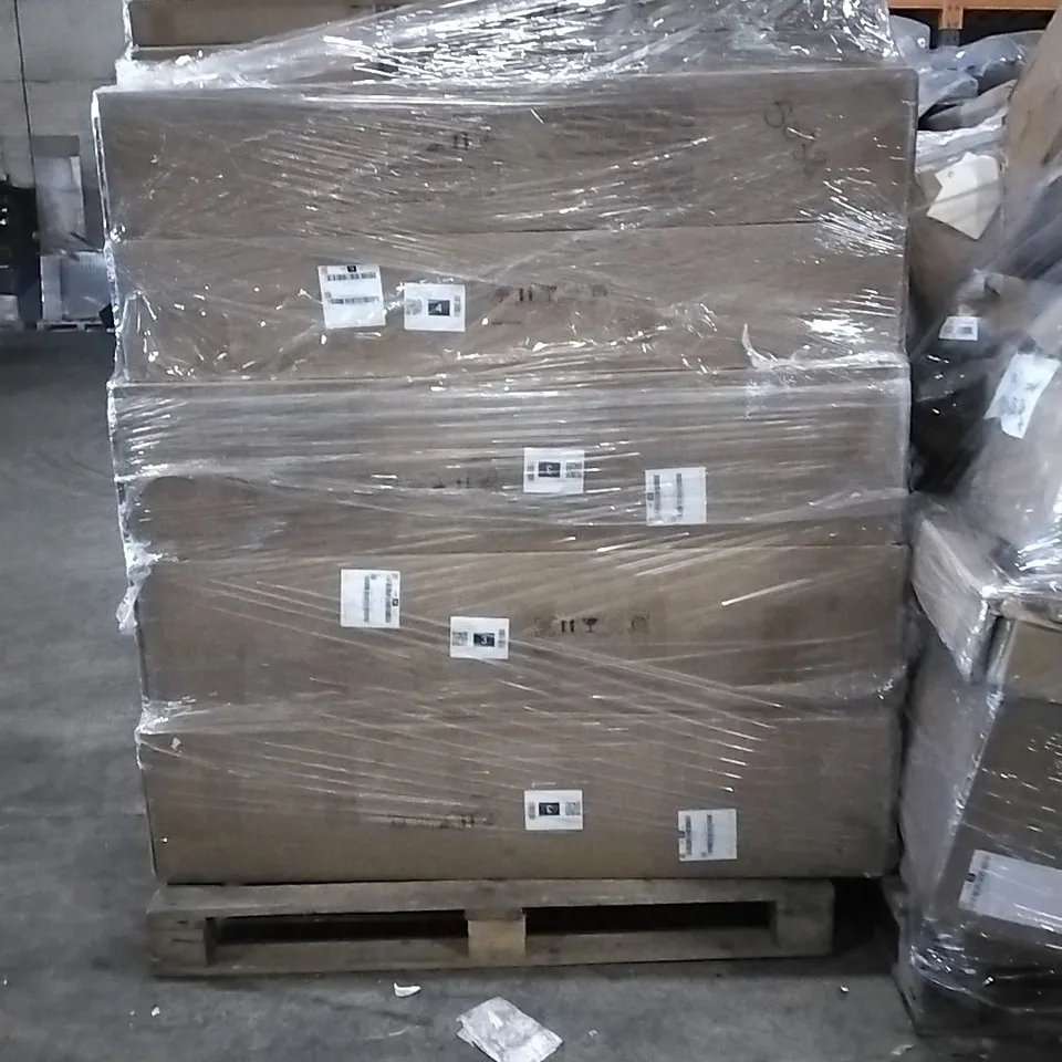 PALLET OF VINYL PRIVACY FENCES AND WING SPOILERS 