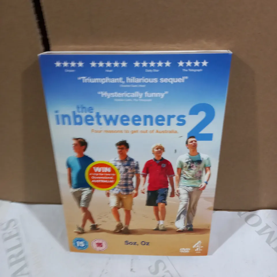 LOT OF APPROXIMATELY 23 THE INBETWEENERS 2 DVDS