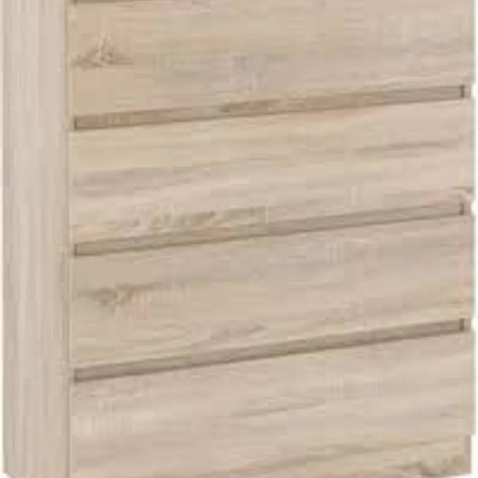 BOXED MALVERN 4 DRAWER CHEST - SONOMA OAK EFFECT (2 BOXES)
