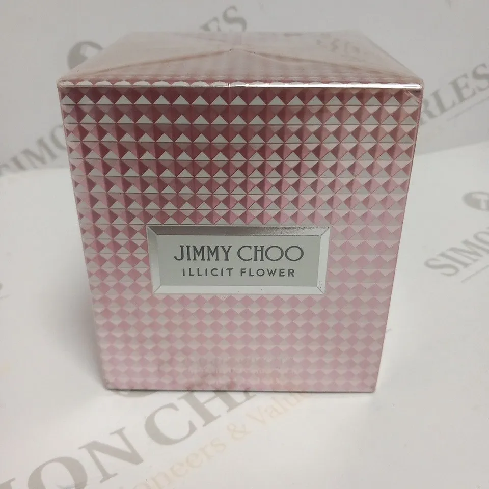 BOXED AND SEALED JIMMY CHOO ILLICIT FLOWER EAU DE TOILETTE 100ML