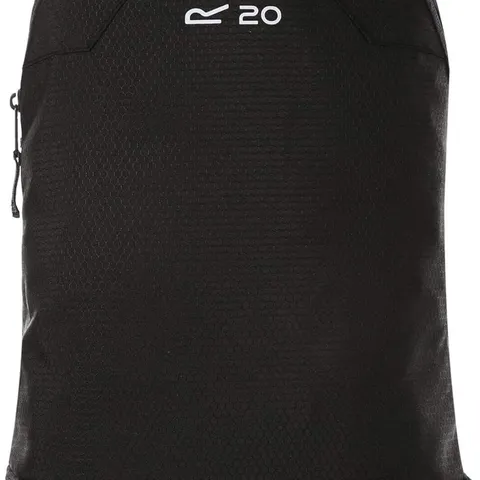 BRAND NEW REGATTA PACKAWAY HIPACK COMPACT AND BREATHABLE TRAVEL BACKPACK, BLACK, SINGLE