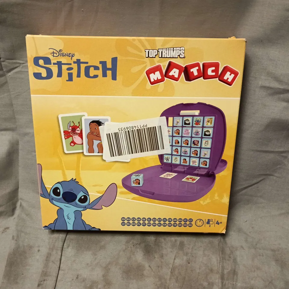 DISNEY STITCH TOP TRUMPS MATCH – BOXED GAME