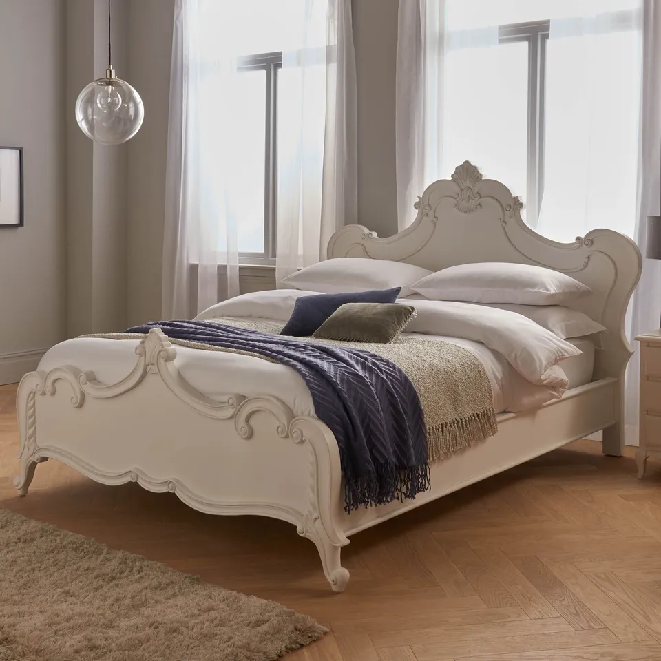 BRAND NEW BOXED HOMESDIRECT FRENCH STYLE DOUBLE BEDFRAME(4 BOXES)