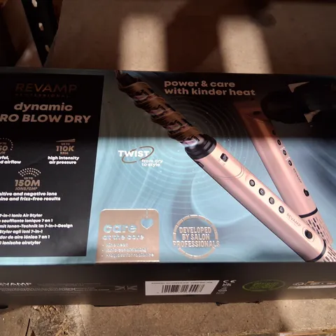 BOXED REVAMP PROFESSIONAL DYNAMIC PRO BLOW DRY DR-2850GD-GB