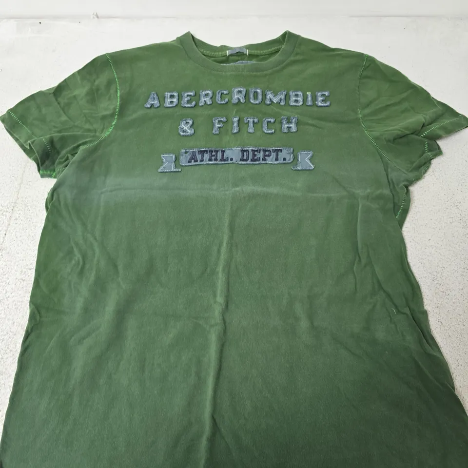 ABERCROMBIE & FITCH ATHLETIC DEPT T-SHIRT – GREEN - XL