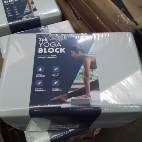 BRAND NEW KAYMAN 2 PK YOGA BLOCKS -GREY-