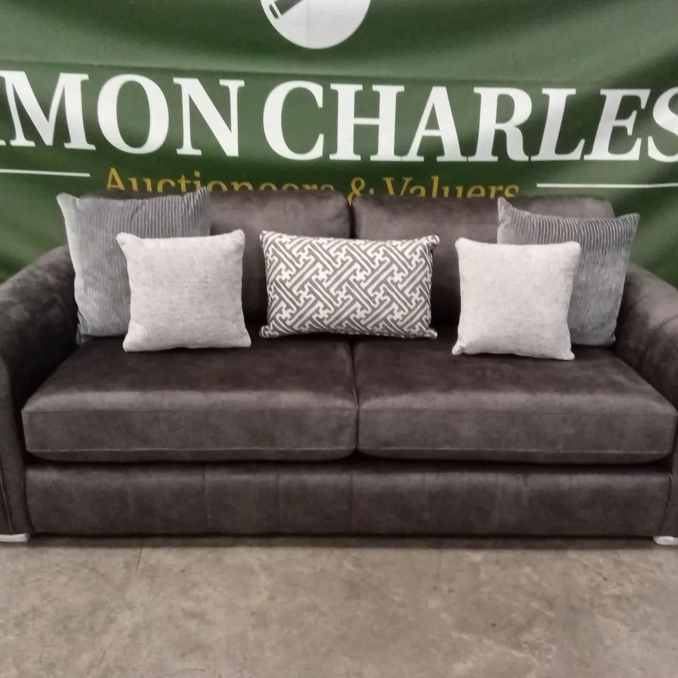 AMARA 3 SEATER SOFA - CHARCOAL RRP £1249