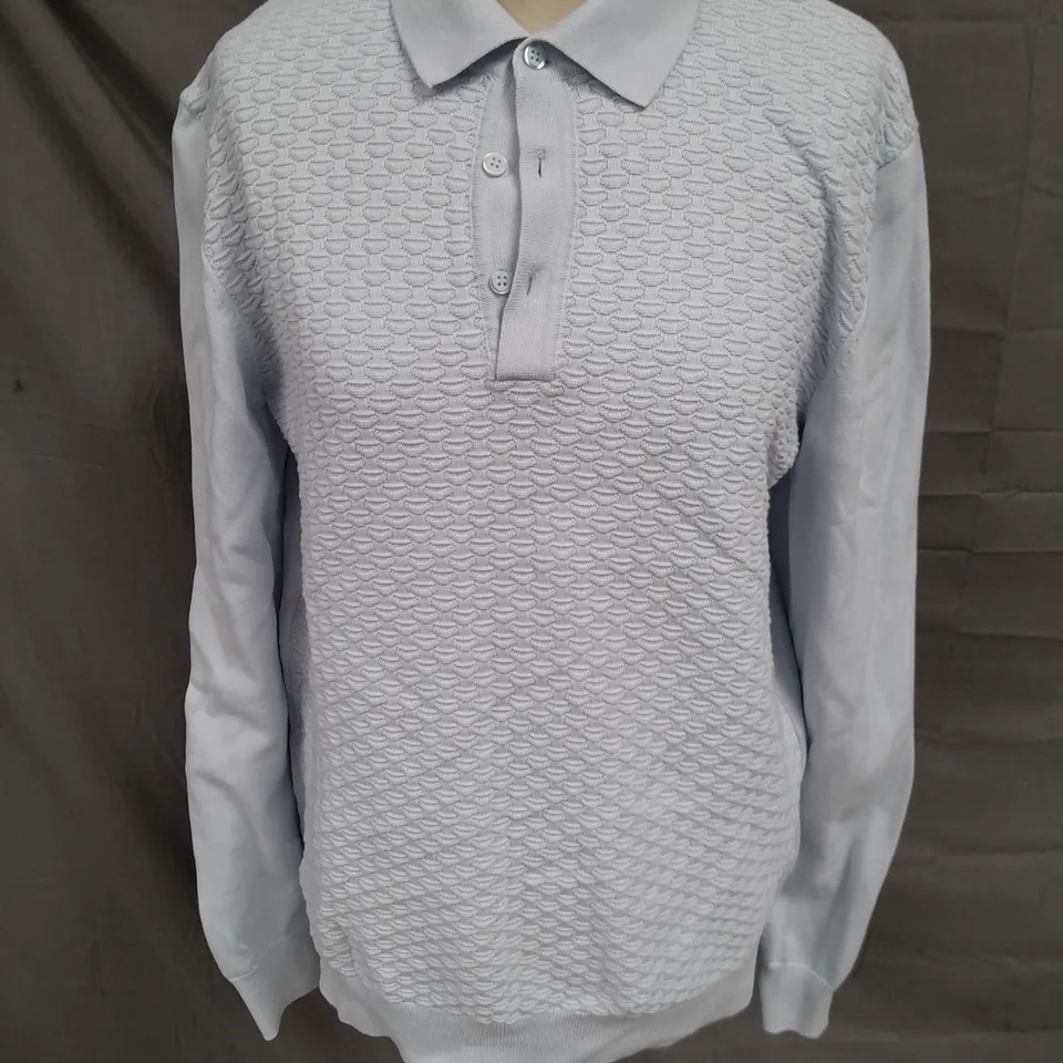 ARNE LONG SLEEVE LIGHT BLUE TOP - M