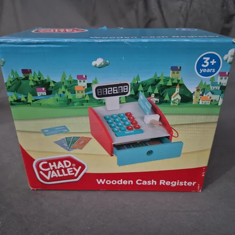 CHAD VALLEY WOODEN CASH REGISTER