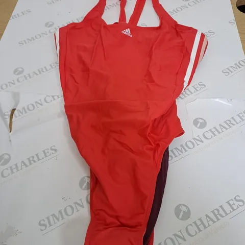 RED ADIDAS SWIMSUIT 