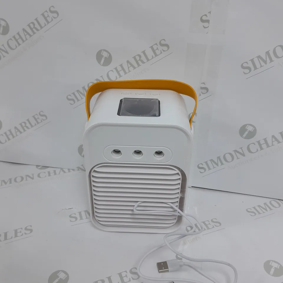 BOXED RECHARGEABLE PERSONAL SPACE COOLER FAN