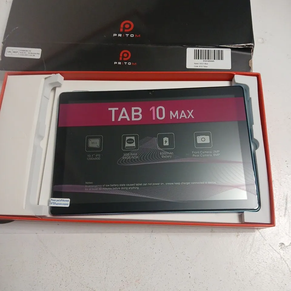 TRONPAD TAB 10 MAX INTERNET TABLET