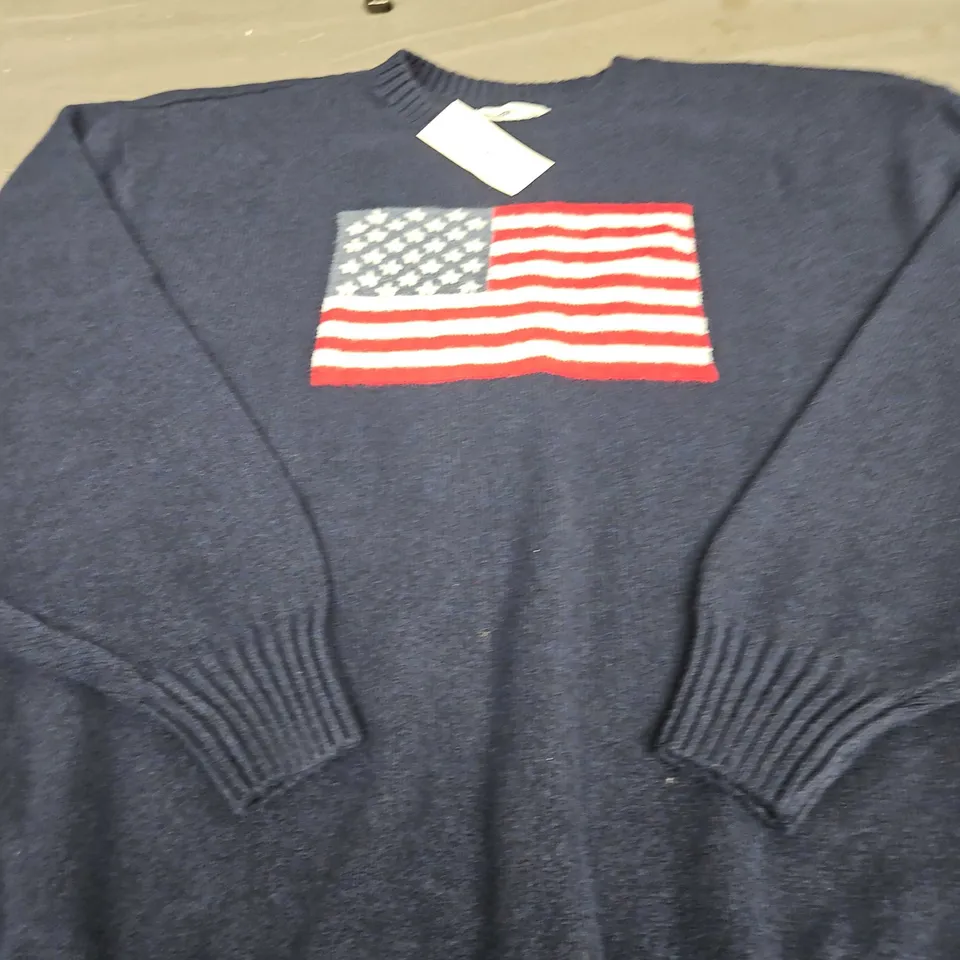 HOLLISTER KNITTED JUMPER - SIZE LARGE 