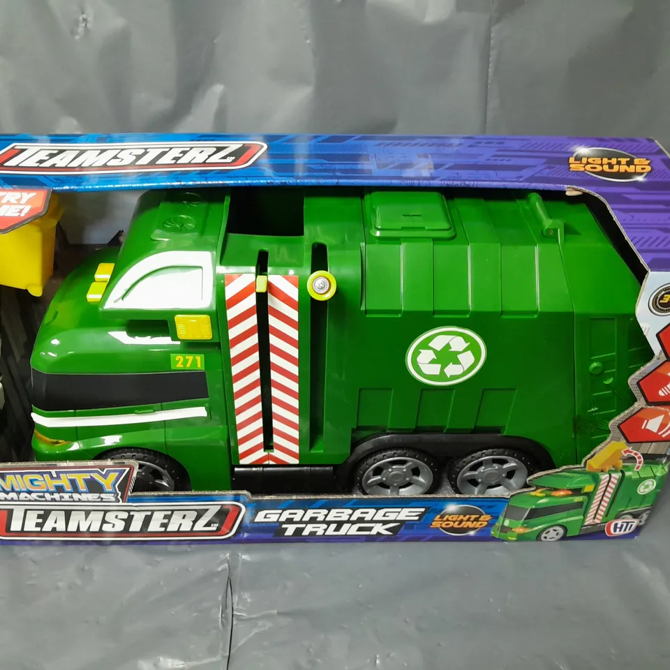 TEAMSTERZ LIGHT & SOUND GARBAGE TRUCK 