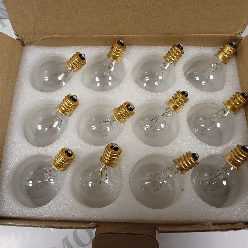 BOXED G40 LIGHT BLUBS IN WARM WHITE 