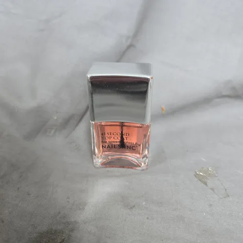 Nails Inc 45 Second Top Coat Nail Polish Top Coat Pink Tint