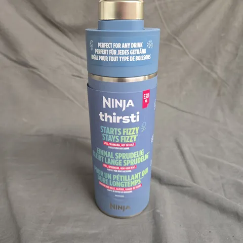 NINJA THIRST STAY FIZZY INSULATED BOTTLE IN BLUE 532ML