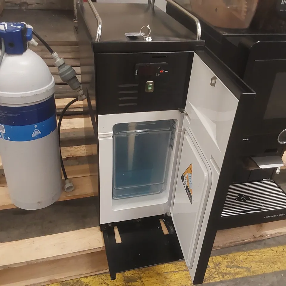 CAFETOUCH SCHAERER COFFEE SOUL COMMERCIAL COFFEE MACHINE WITH VITRIFRIGO MILK CHILLER AND BRITA C1100 QUELL ST FILTER CARTRIDGE