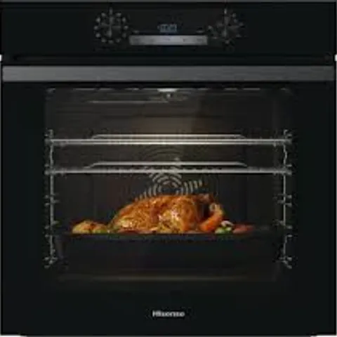 PACKAGED HISENSE INTEGRATED SINGLE ELECTRIC OVEN BLACK BI62212ABUK
