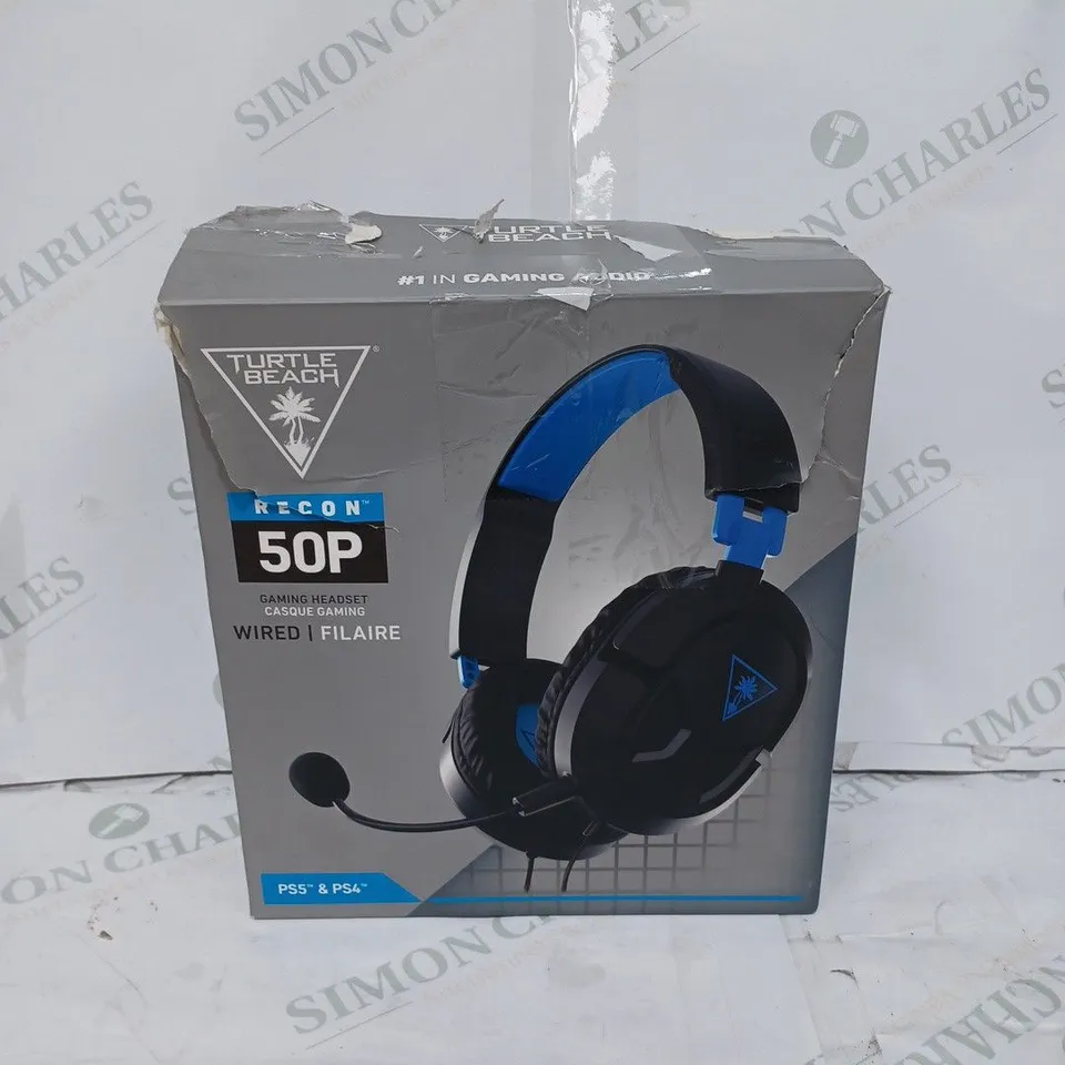 TURTLE BEACH RECON 50P WIRED PLAYSTATION GAMING HEADSET 