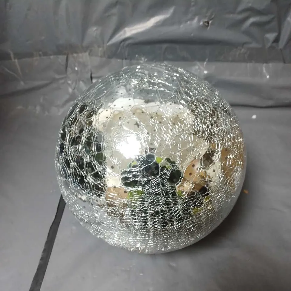 20CM BATTERY OPERATED LIT CRACKLE EFFECT BALL  RRP £21.99