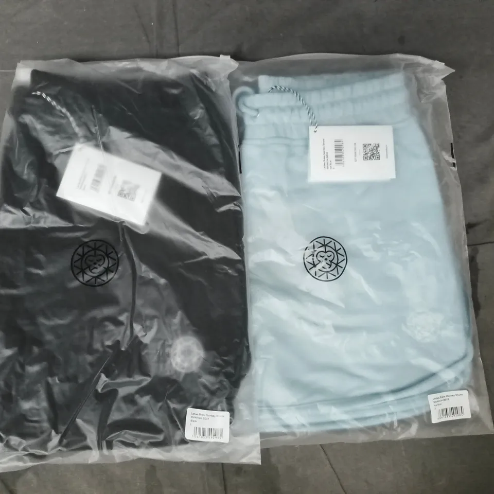 BOX OF APPROXIMATELY 12 ASSORTED BRASS MONKEY SHORTS IN VARIOUS COLOURS AND SIZES