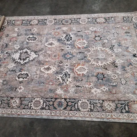 BRAND NEW JAIPUR LIVING VANADEY INARI RUG IN WHITE PEPPER/BLUE MIRAGE - 5'3"×7'6" 