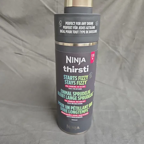 NINJA THIRST STAY FIZZY INSULATED BOTTLE IN GREY 532ML