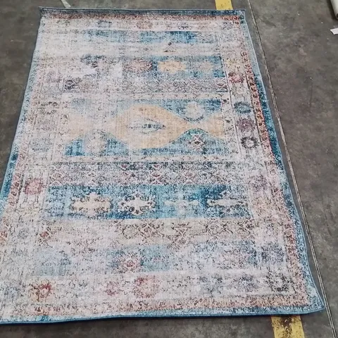 REZA SOUTHWESTERN HAND WOVEN AREA RUG 
