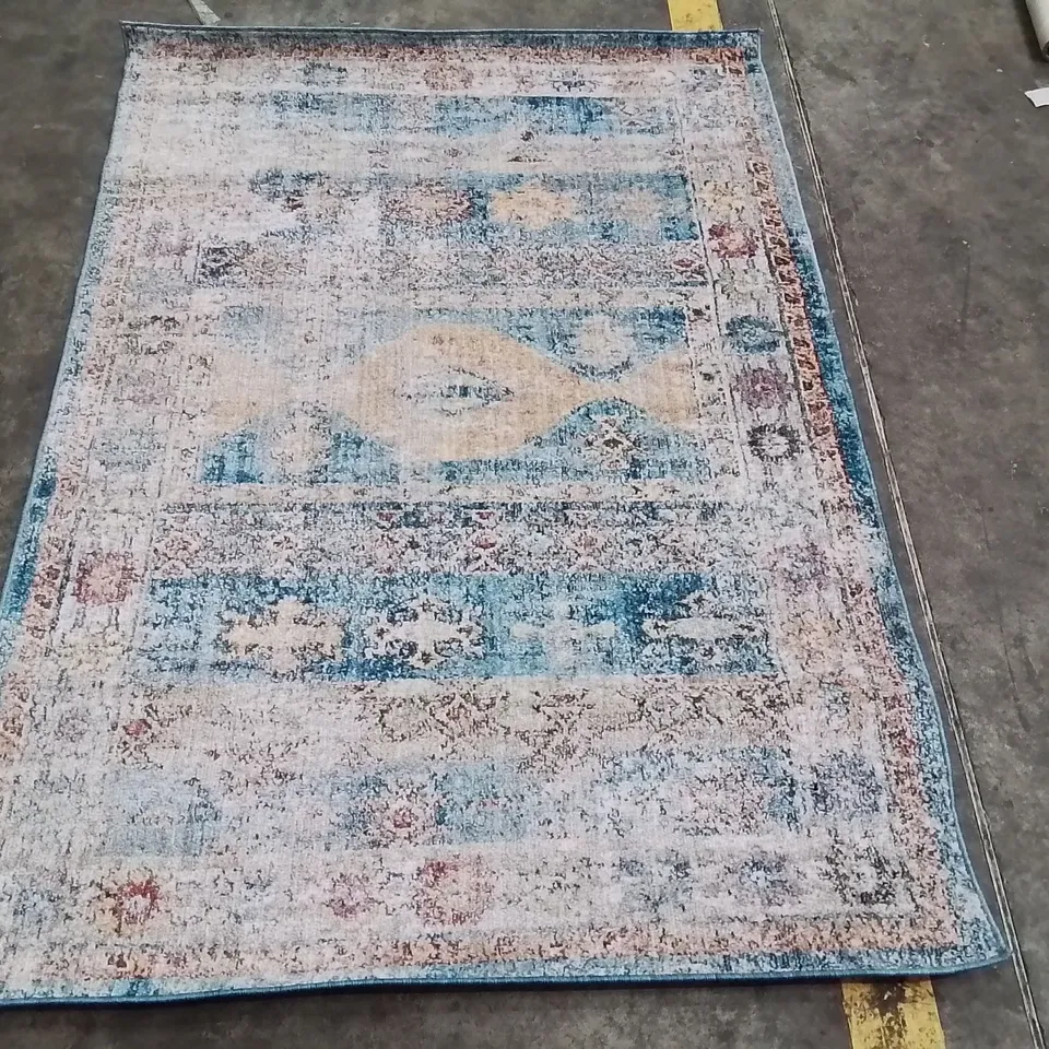 REZA SOUTHWESTERN HAND WOVEN AREA RUG