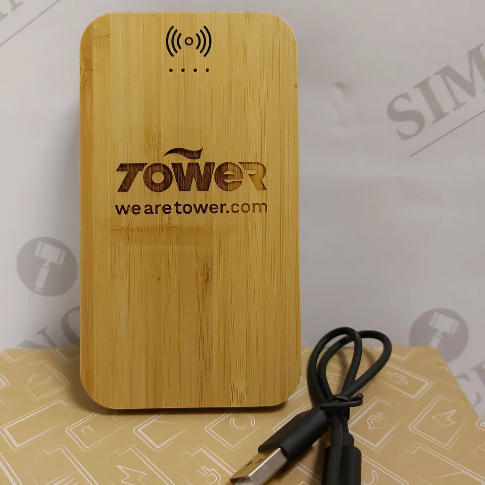 PF CONCEPT AVENUE BAMBOO AND FABRIC POWER BANK - 6000 MAH
