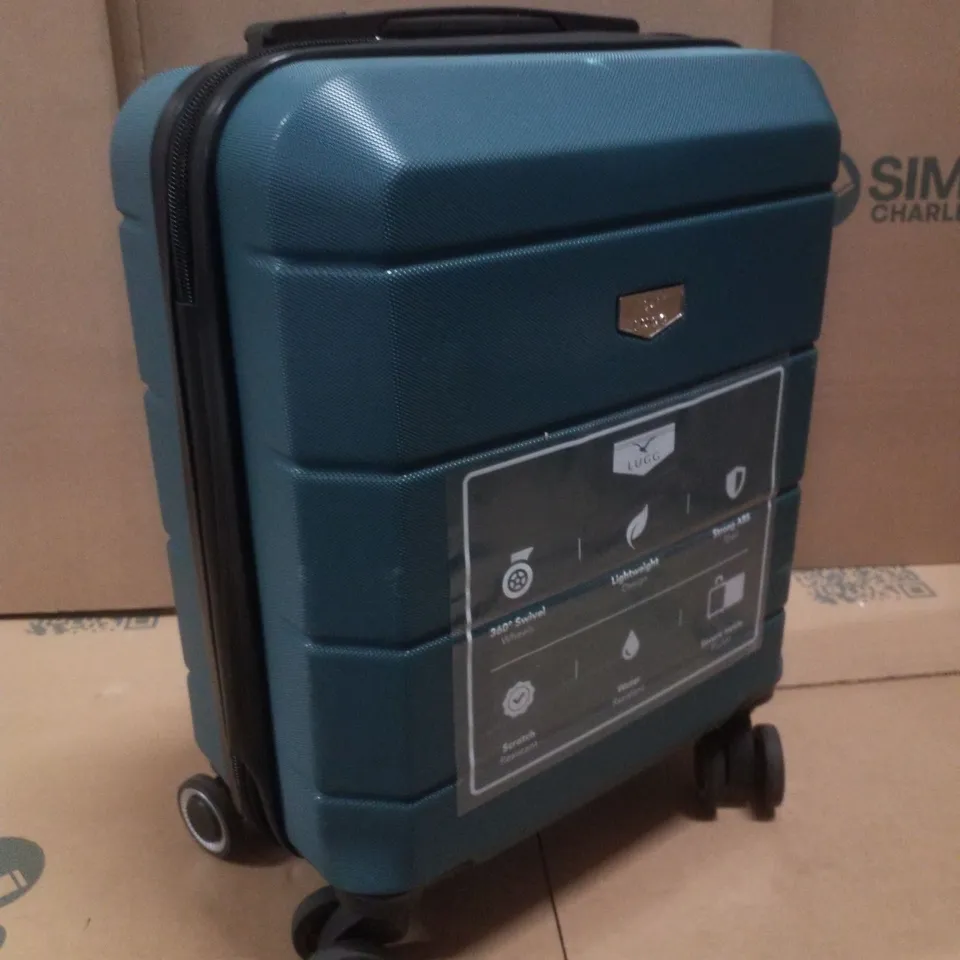 LUGG 15-INCH JETSET TRAVEL CABIN BAG - TEAL